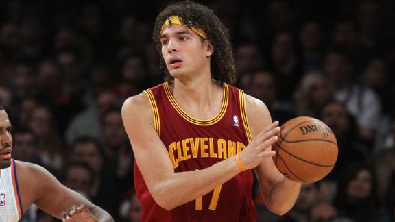 Cavaliers' Varejao to miss rest of season with blood clot.