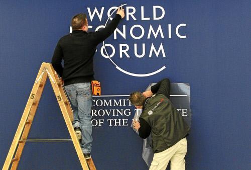 The annual World Economic Forum meeting has opened in the Swiss town of Davos.