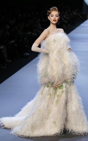 Raf Simons makes his Dior couture garden grow