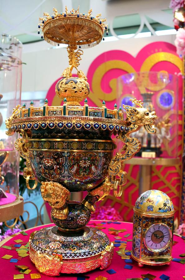 CHINA-HONG KONG-CLOISONNE-EXHIBITION (CN)