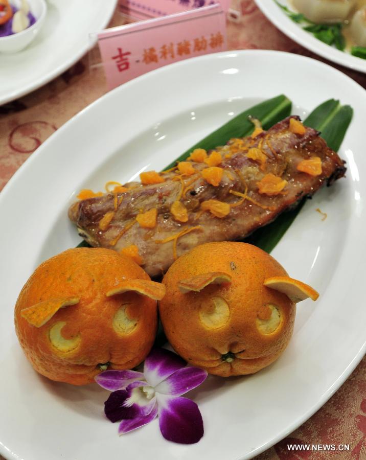 CHINA-TAIPEI-SPRING FESTIVAL-CREATIVE DISHES (CN)