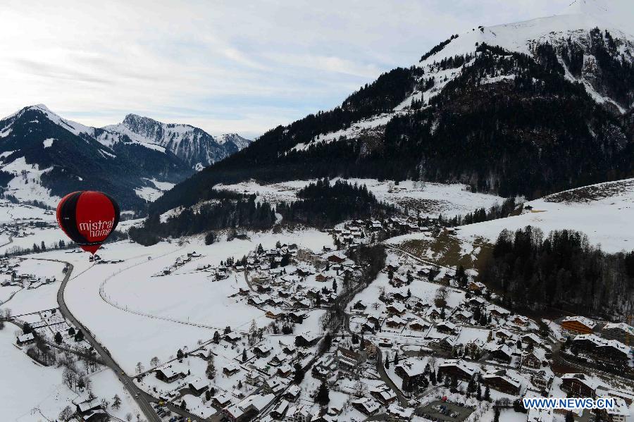 Int'l Balloon Festival kicked off in Switzerland