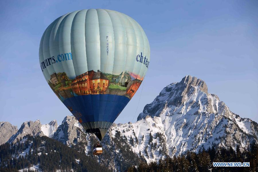 Int'l Balloon Festival kicked off in Switzerland