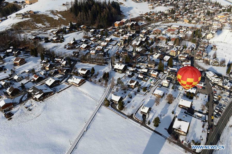 Int'l Balloon Festival kicked off in Switzerland