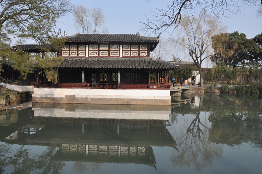 The Humble Administrator's Garden, or Zhuozheng Garden, is the largest garden in Suzhou and is generally considered to be the finest garden in all of southern China.