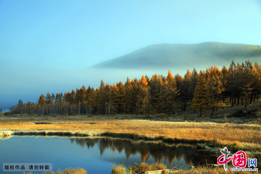 Located at the foot of southwest Daxing'anling Mountains in North China's Inner Mongolia Autonomous Region, A'er Mountain is famous for its mineral springs, abundant volcanic lakes and beautiful forest. 