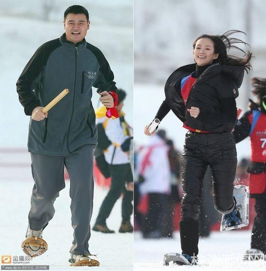 Yao was joining an event of the Special Olympics which is called Unified Sports Experience. Zhang Ziyi also attended the event.