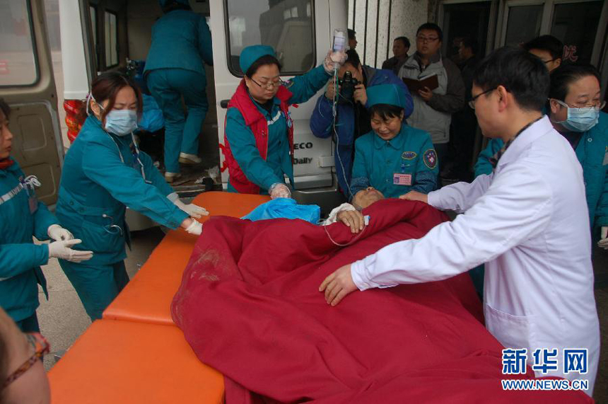 At least five people were confirmed dead and eight injured after a highway bridge collapsed in Sanmenxia, Henan Province, on Friday morning, the local government said.