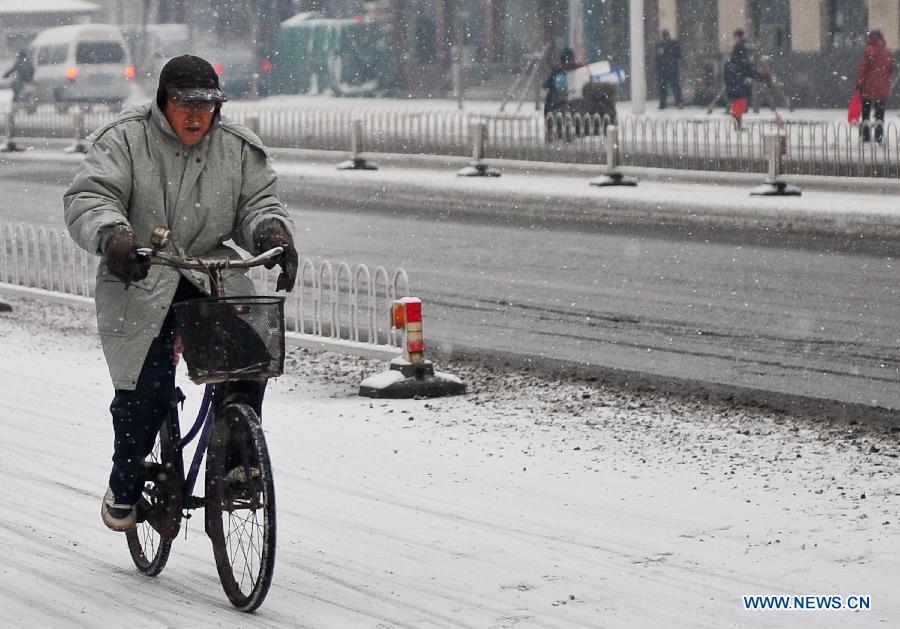 Cold Snap Brings Snow To Most Parts Of China - China.org.cn