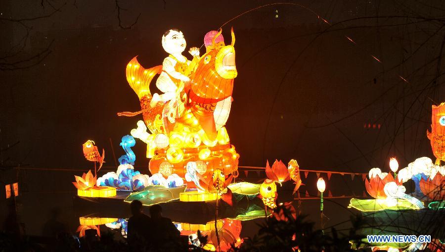 Lantern festival held in Changsha to greet upcoming Spring Festival ...