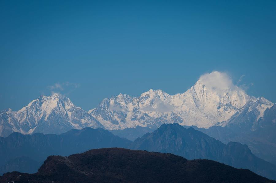 CHINA-SICHUAN-HANYUAN-MOUNTAIN SCENERY (CN)