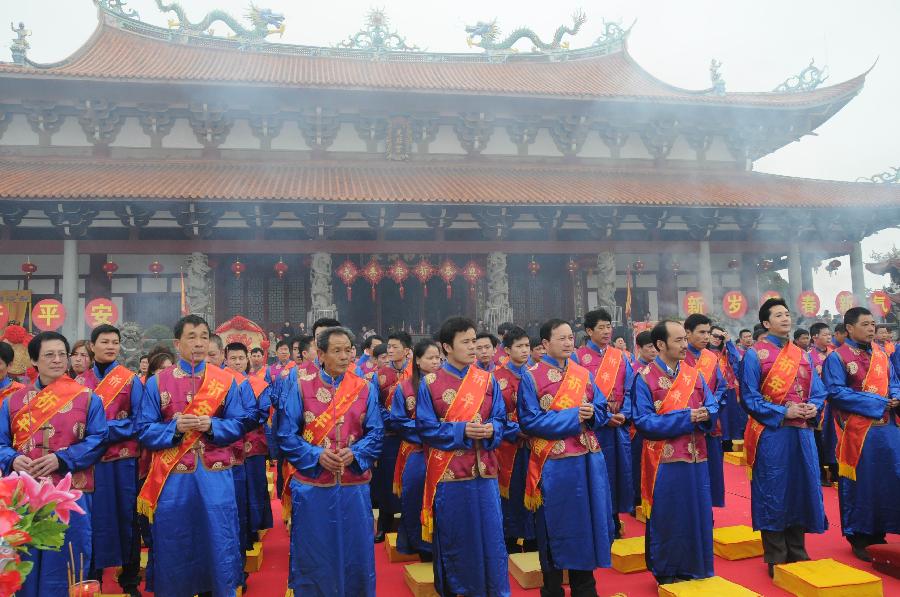 CHINA-FUJIAN-MAZU TEMPLE-RITUAL (CN)