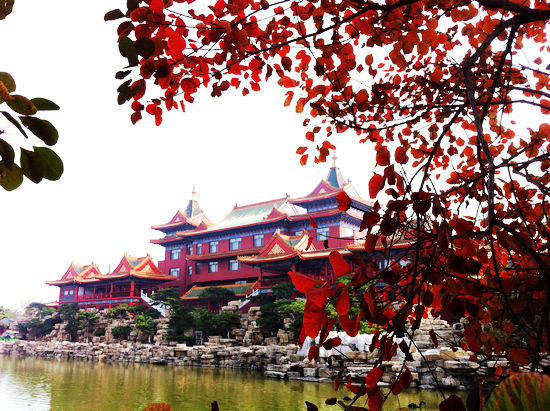 Sanxian Mountain in Penglai