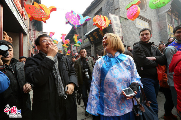Foreign students celebrate Spring Festival in Shandong