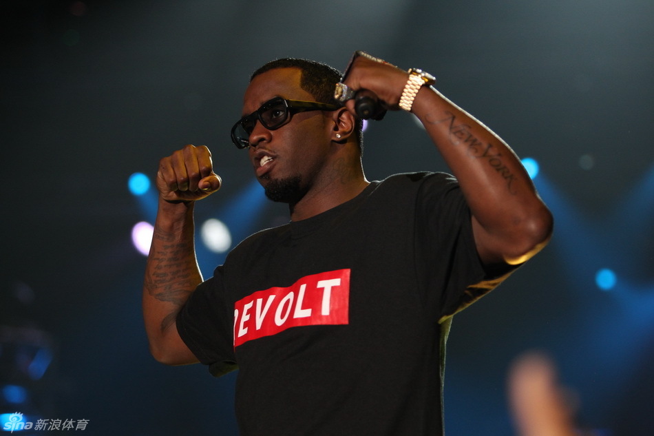 P.Diddy performed at the 2013 NBA All-Star Game in Houston, Texas, February 17, 2013.