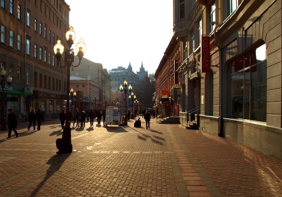 Arbat Street in Russia, one of the 'Top 10 shopping destinations in the world' by China.org.cn