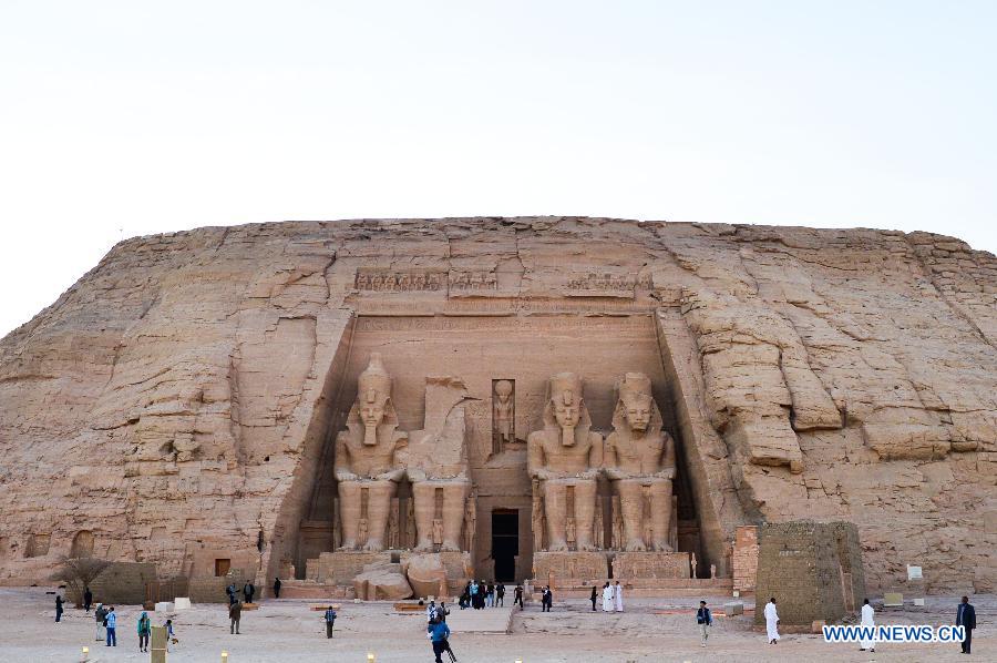 Egypt's Abu Simbel celebrates eve of solar event with hospitality