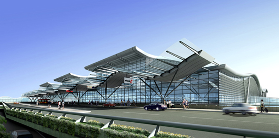 Hangzhou Xiaoshan International Airport, one of the 'top 10 airports in China 2012' by China.org.cn.