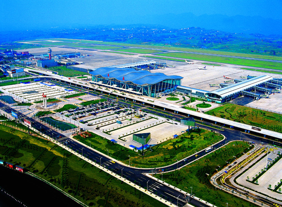 Chongqing Jiangbei International Airport, one of the 'top 10 airports in China 2012' by China.org.cn.