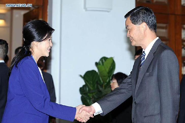 CHINA-HONG KONG-YINGLUCK-VISIT (CN)