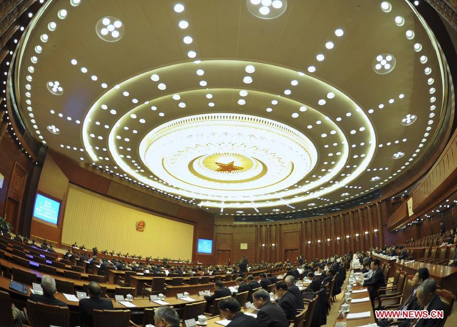 CHINA-BEIJING-31ST SESSION OF 11TH NPC STANDING COMMITTEE-CLOSING (CN)