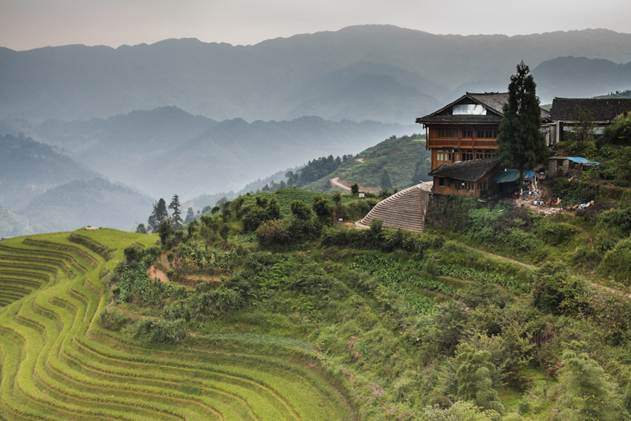 Located on Longji Mountain of Pingan Village, Longji Terrace, also known as Longsheng Terrace Field, is a fascinating scenic spot. First constructed in Yuan Dynasty and completed in Qing Dynasty, it has over 650 years of history.