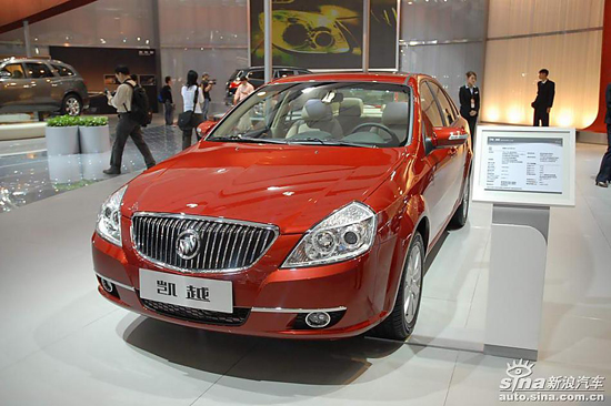 Buick Excelle, one of the 'top 10 best-selling sedans in China 2012' by China.org.cn.