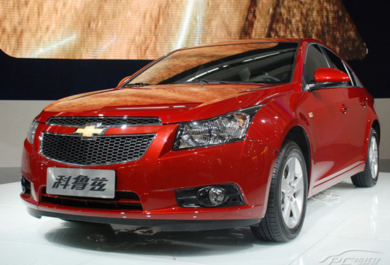 Chevrolet Cruze, one of the 'top 10 best-selling sedans in China 2012' by China.org.cn.