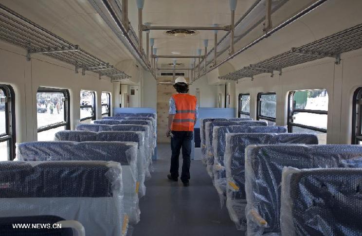 ARGENTINA-BUENOS AIRES-RAILWAY-CHINESE WAGONS