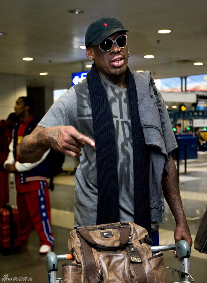 A delegation of the U.S. National Basketball Association (NBA) landed in Pyongyang Tuesday for a week-long visit to the Democratic People&apos;s Republic of Korea (DPRK). The group consists of 13 current and retired NBA coaches and players, including Dennis Rodman.