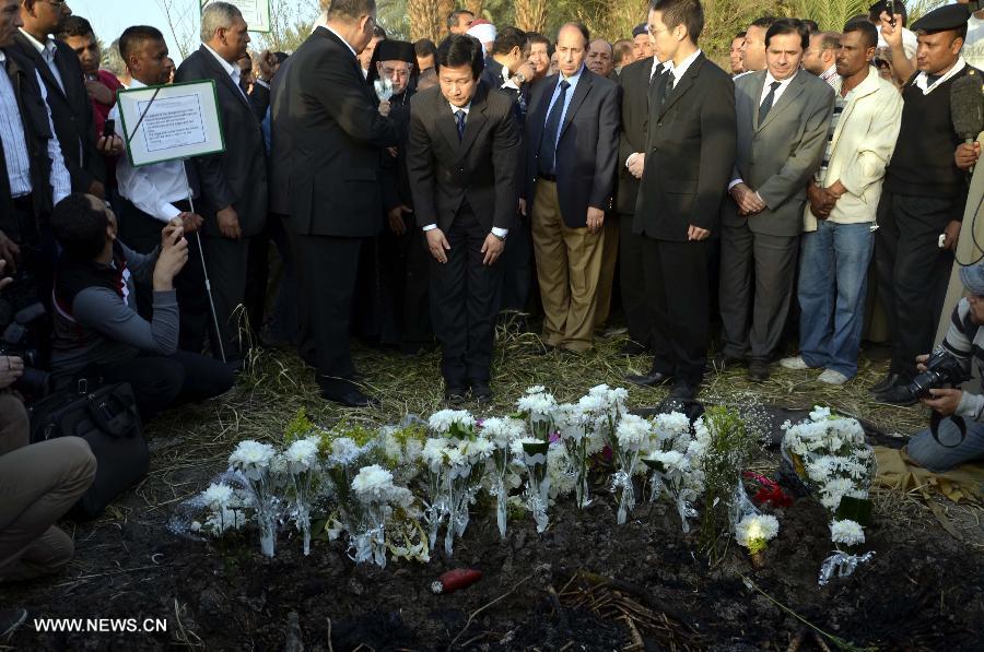 EGYPT-LUXOR-BALLOON EXPLOSION-MOURNING 