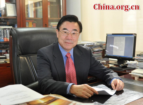 Huang Youyi, member of the 12th National Committee of the Chinese People's Political Consultative Conference (CPPCC) and vice president of China International Publishing Group (CIPG) [Wang Wei/China.org.cn]