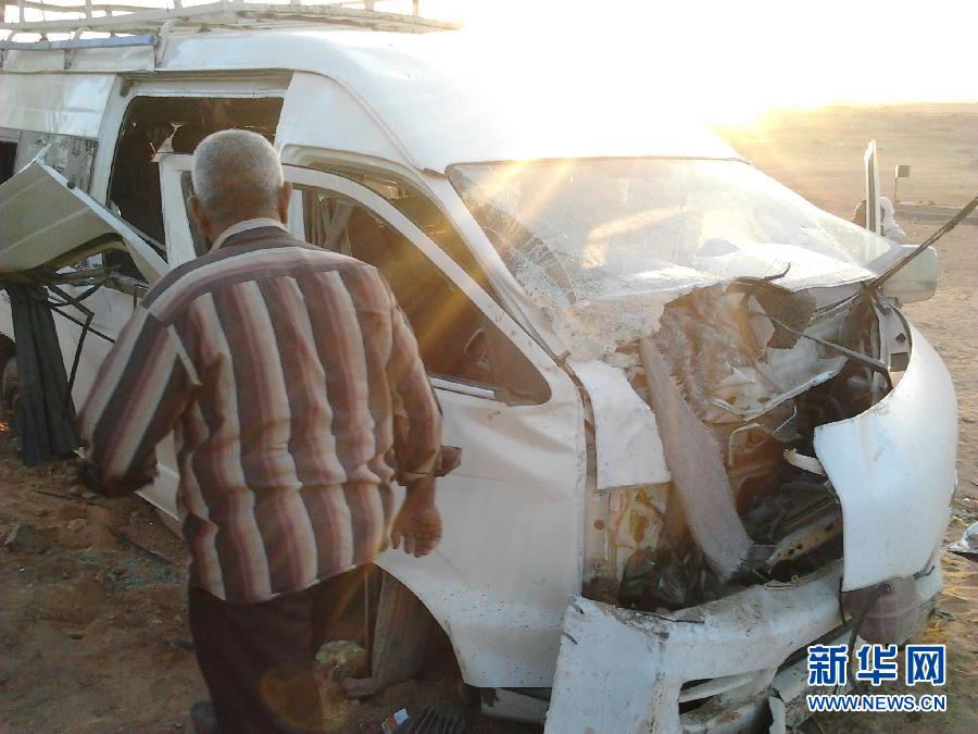 1 Chinese killed, 3 injured in a hignway accident in Egypt. [Photo/Xinhua]