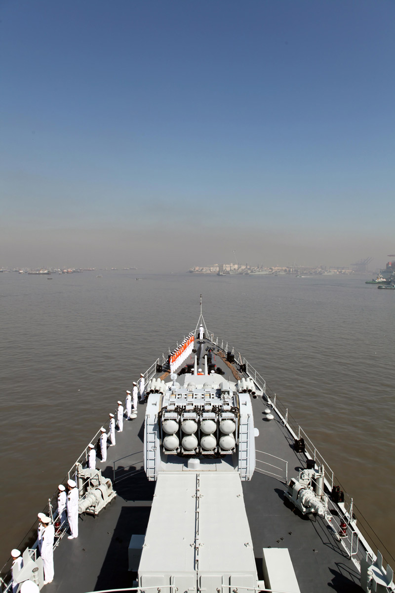 Chinese naval fleet arrives in Pakistan for multinational military exercise on March 3, 2013. [Xinhua photo]