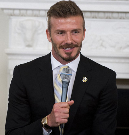 China names Beckham as first global soccer ambassador 