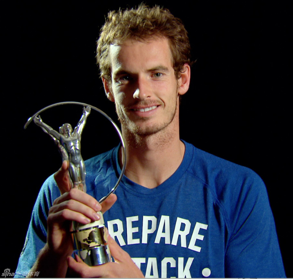 Andy Murray is the winner of the Laureus World Breakthrough of the Year Award. 