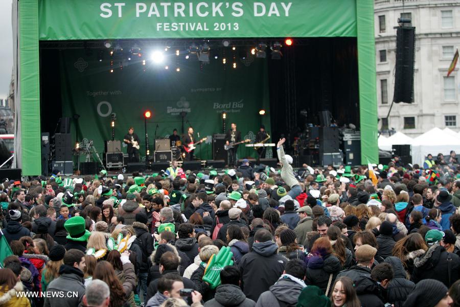 UK-LONDON-ST. PATRICK'S DAY-CELEBRATION