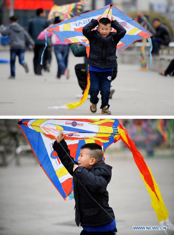 CHINA-NINGXIA-YINCHUAN-CHILDREN-KITES (CN)