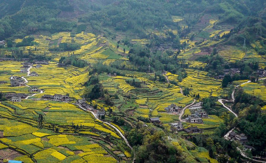 CHINA-SICHUAN-LUSHAN-AERIAL VIEW (CN)