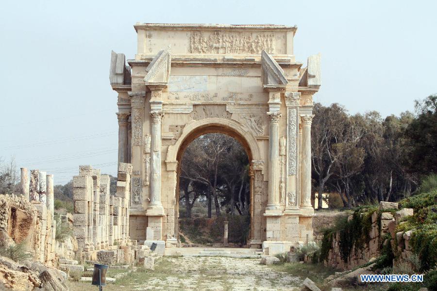 LIBYA-KHOMS-UNESCO-LEPTIS MAGNA