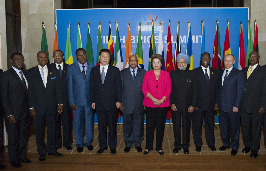 The leaders of five major emerging economies on Wednesday wrapped up their latest round of summit in the South African city of Durban to promote their partnership for development, integration and industrialization.