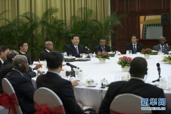 Chinese President Xi Jinping has told the leaders of Uganda, Mozambique and Ethiopia that China is ready to boost cooperation with the three African countries. 