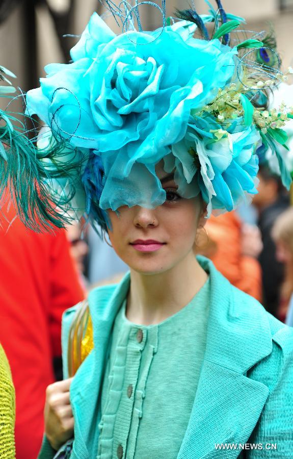 US-NEW YORK-EASTER BONNET PARADE