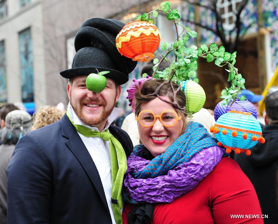 US-NEW YORK-EASTER BONNET PARADE