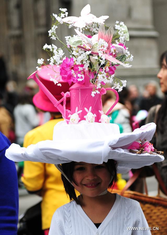 US-NEW YORK-EASTER BONNET PARADE