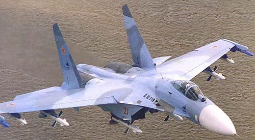 A Su-27 fighter jet. [File photo]