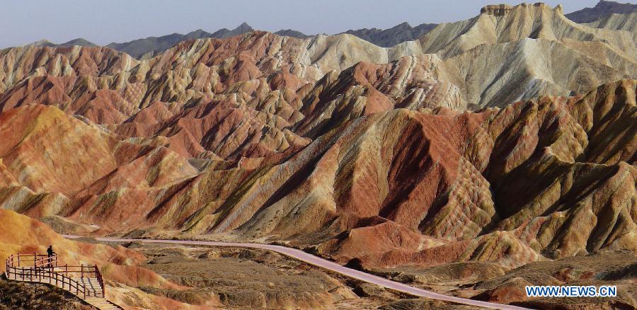 #CHINA-GANSU-DANXIA LANDFORM-SCENERY (CN)