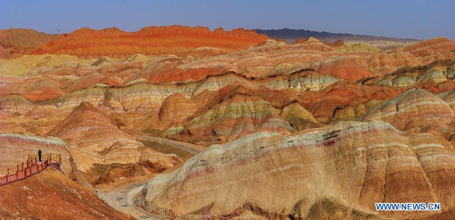 #CHINA-GANSU-DANXIA LANDFORM-SCENERY (CN)