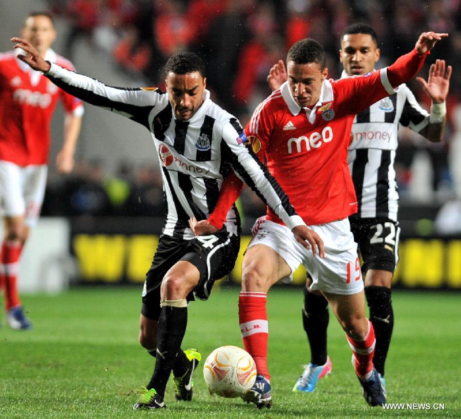 PORTUGAL-LISBON-SOCCER-UEFA-BENFICA-NEWCASTLE