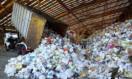 The British Daily Mail has reported that millions of tons of recyclable household garbage are being dumped abroad. 